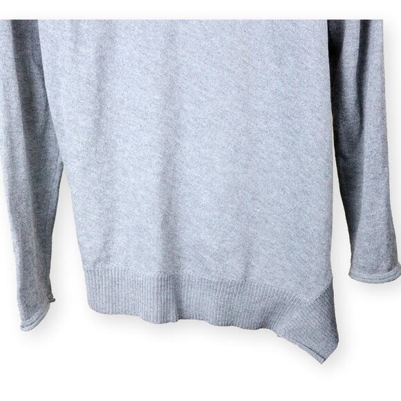 Verve Ami Light Gray Fine Knit Tunic Womens Sweater M NWOT - Picture 6 of 9